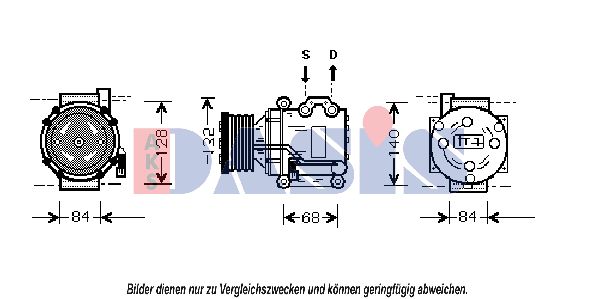 AKS DASIS kompresorius, oro kondicionierius 850518N